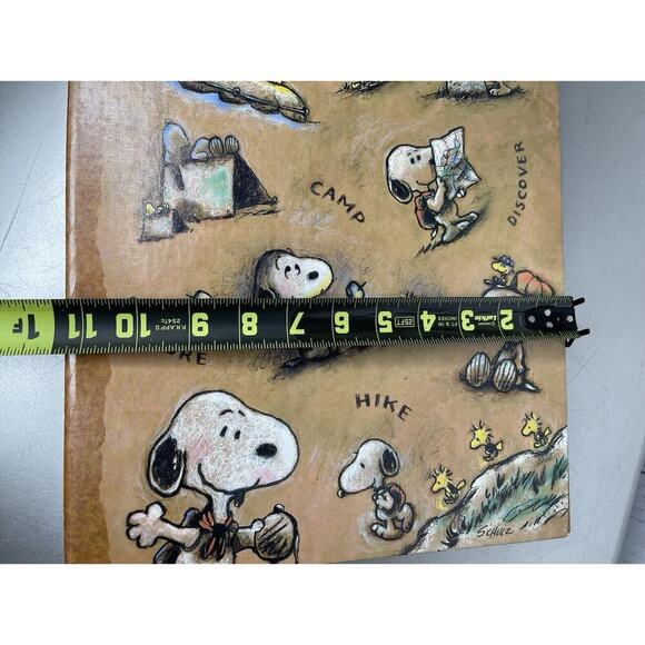 Vintage Hallmark Peanuts Camping Snoopy Photo Album Binder W/ New 8 Photo Pages - Picture 8 of 8